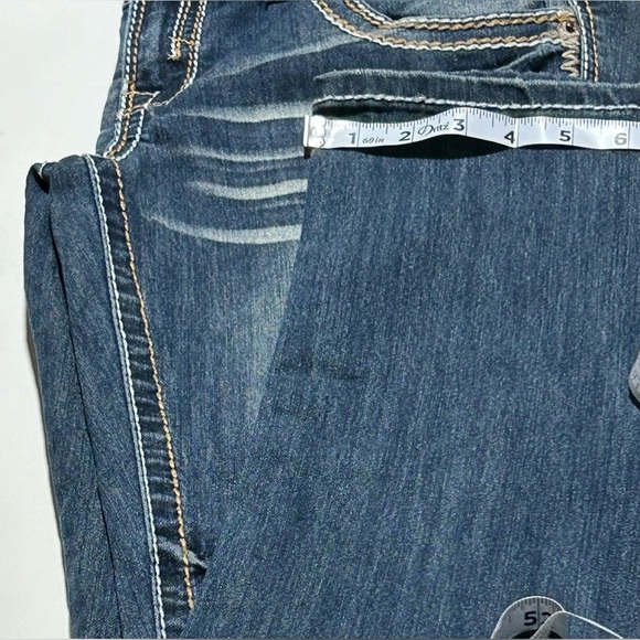 Premier Sz 5/6 Low Rise Skinny 'Bold Pockets*Stitching*Button' Jeans - Picture 7 of 15